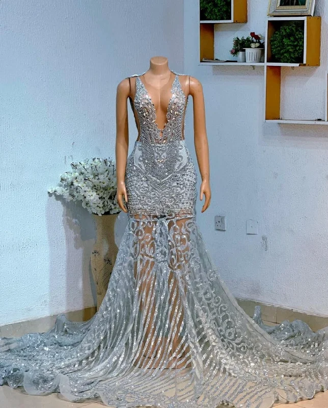Bonus Savings African prom dress, ball dress, luxury silver mermaid prom dress, bridesmaid gown, evening gown, birthday photoshoot gown, dinner party gown Bonus Savings African prom dress, ball dress, luxury silver mermaid prom dress, bridesmaid gown, evening gown, birthday photoshoot gown, dinner party gown