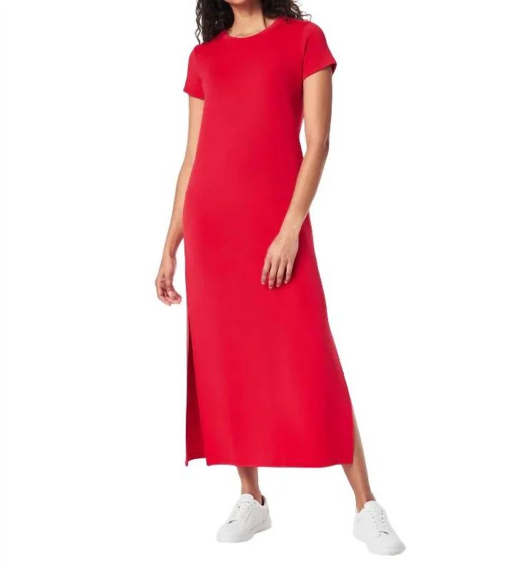 Epic Deals Airessentials Maxi T-Shirt Dress In Spanx Red