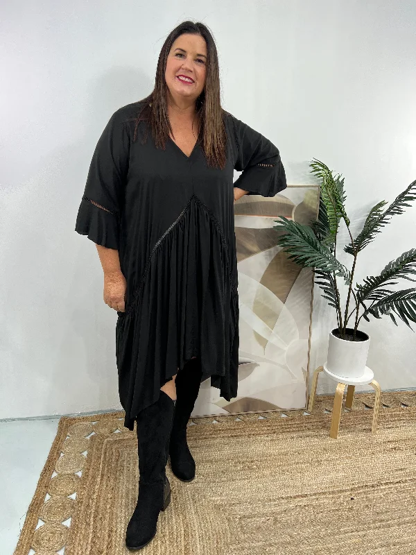 Price Reduction Maisie Dress - Black (SALE)