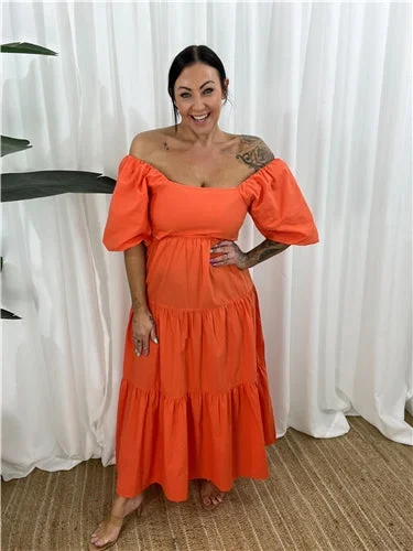 Special Price Iggy Dress - Tangerine (SALE)