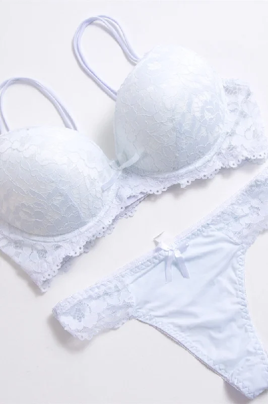 Exclusive Offers Plus Size White Lingerie Set