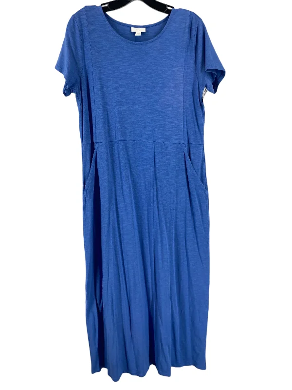 Sneak Peek Sale Blue Dress Casual Maxi J. Jill, Size M
