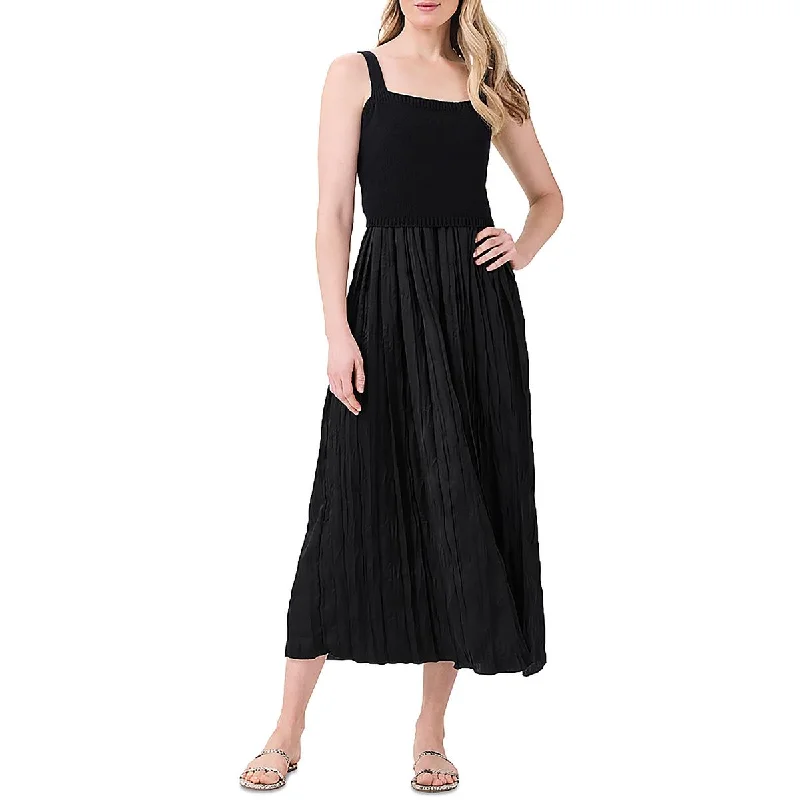 Don’t Miss Out Kara Womens Knit Sleeveless Maxi Dress