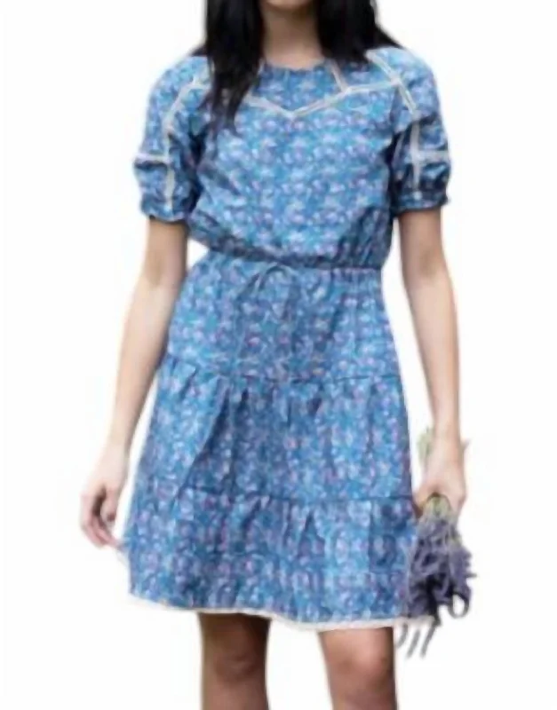 Exclusive Access The Theresa Dress In Cornflower Blue