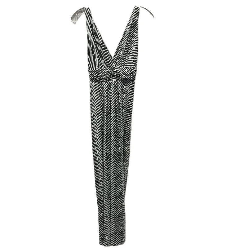 Steals and Deals Black & White Dress Casual Maxi By Tart, Size: Xs