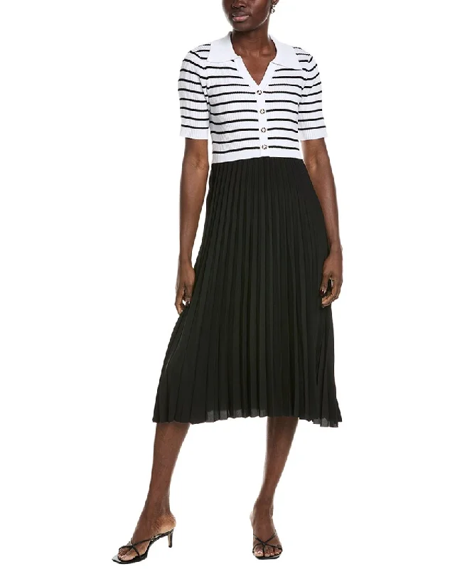 Today Only Nanette by Nanette Lepore Mixed Media Midi Dress