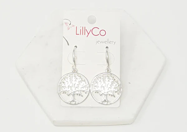 Discount Days TREE | Silver Tree Earring