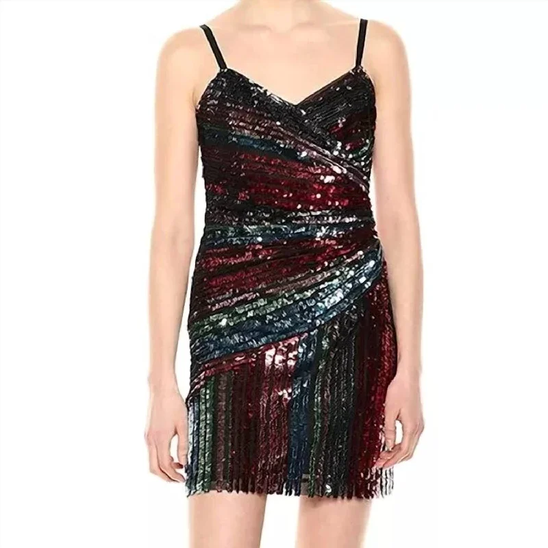 Today’s Deal Emmaline Asymmetric Dress In Confetti