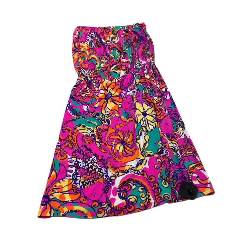 Seasonal Clearance Multi-colored  Dress Casual Short By Lilly Pulitzer  Size: S
