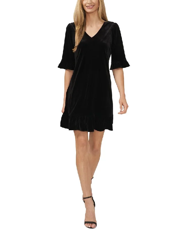 Deal of the Day CeCe V-Neck Elbow-Sleeve Dress