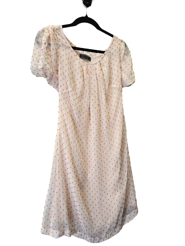 Daily Deals Polkadot Pattern Dress Casual Short Numph, Size M