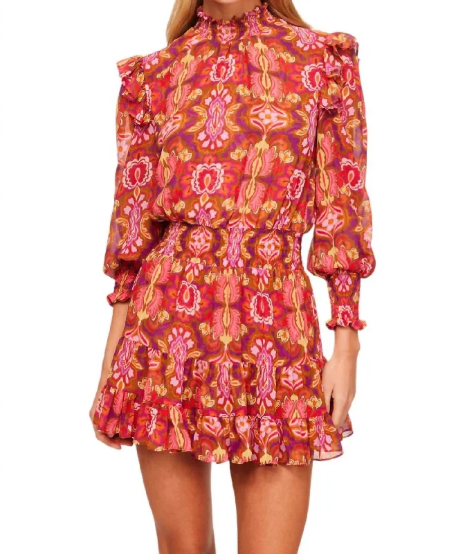 Lowest Price Gianna Dress In Chic Nostalgic