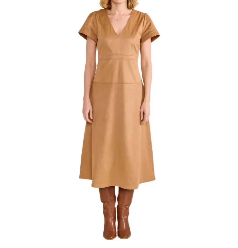 Year-End Clearance Amy Dress In Camel