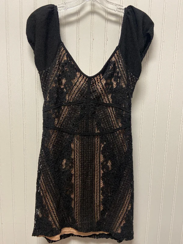 Mega Sale Black & Cream Dress Casual Short Free People, Size 8