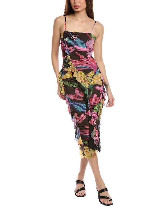 Can't Be Beat Rococo Sand Midi Dress