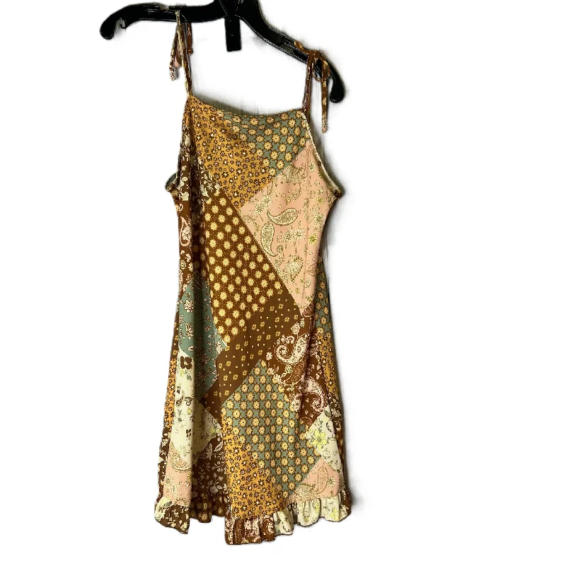 Huge Discounts Brown Dress Casual Short By Originality, Size: M