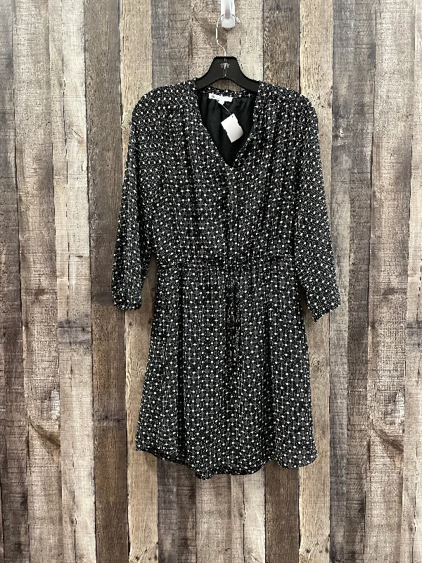 Early Access Black Dress Casual Short Dr2, Size S