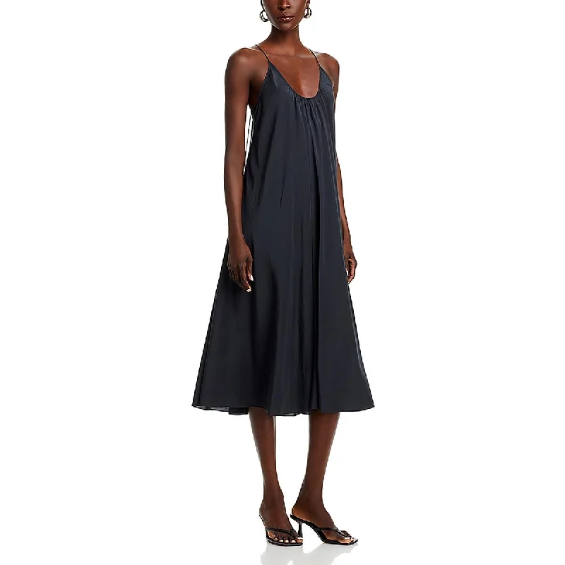 Discount Deals Womens Mini Sleeveless Fit & Flare Dress