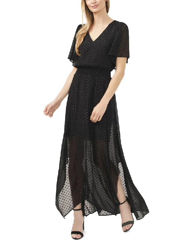 Savings Bonanza CeCe Smocked Waist Flutter Sleeve Dress