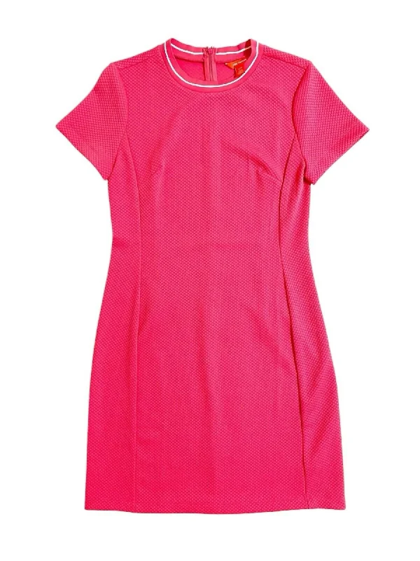 Best Bargains Women's Casual Sporty Shift Dress In Pink