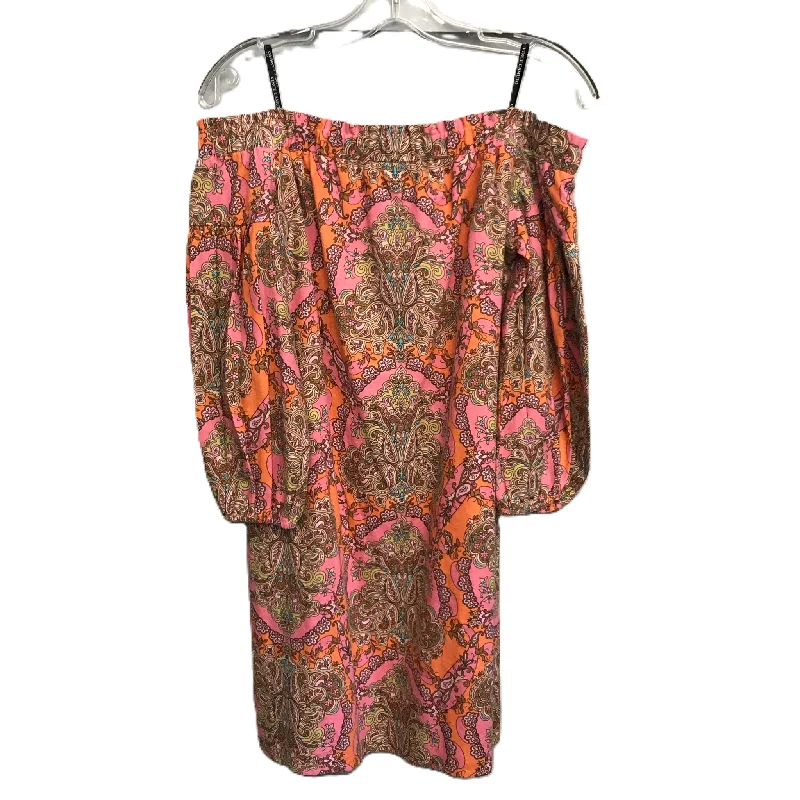 Special Savings Paisley Print Dress Casual Short By Vince Camuto, Size: S