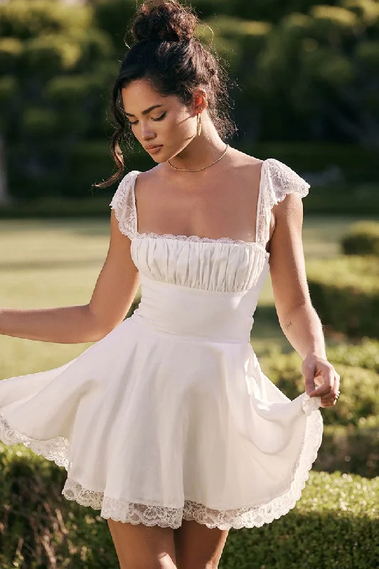 Final Sale Tints White Dress
