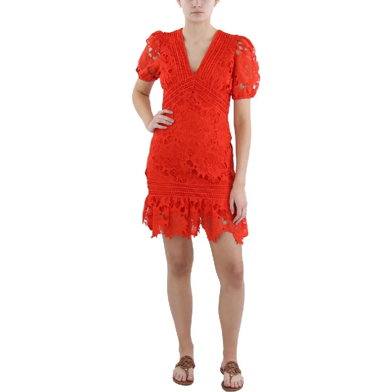 Bargain Prices Womens Lace Mini Cocktail And Party Dress