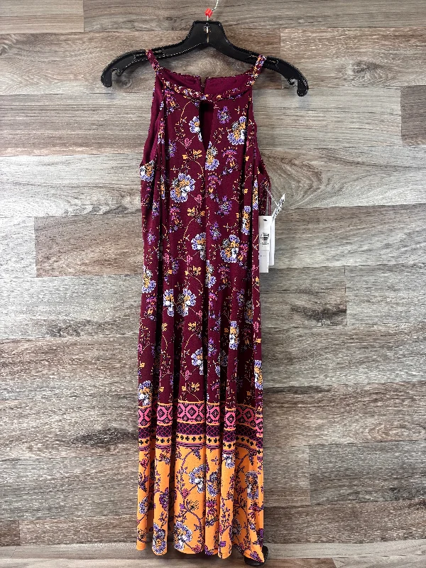 Markdowns Floral Print Dress Casual Midi Maggy London, Size S