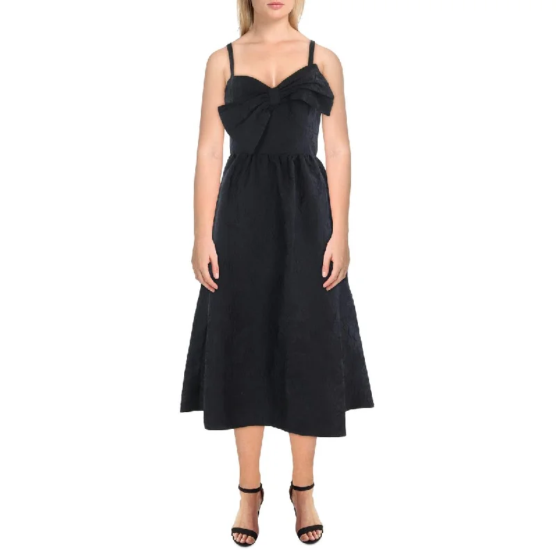 Special Promotion Womens Midi Jacqard Fit & Flare Dress