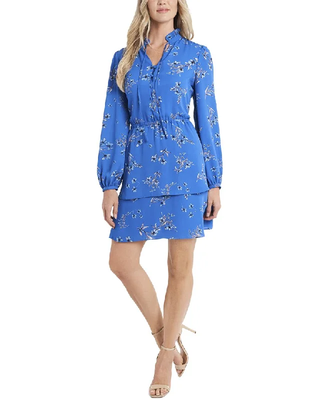 Unbeatable Prices CeCe Long Sleeve Ruffled Printed Floral Dress