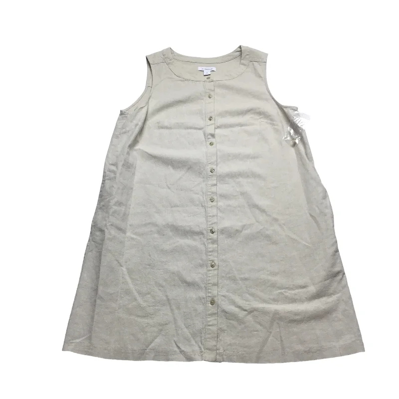 New Markdowns Tan Dress Casual Short Liz Claiborne, Size Xl