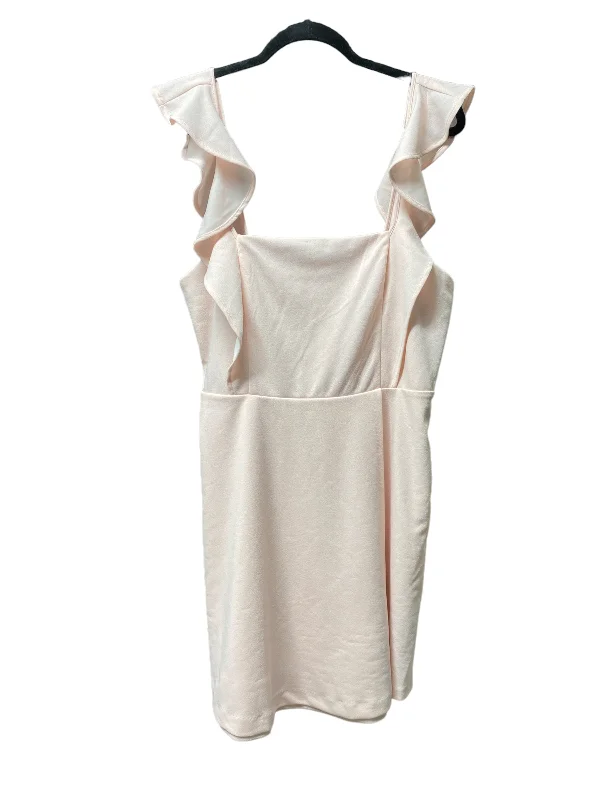 Act Fast Pink Dress Casual Short Bcbg, Size L