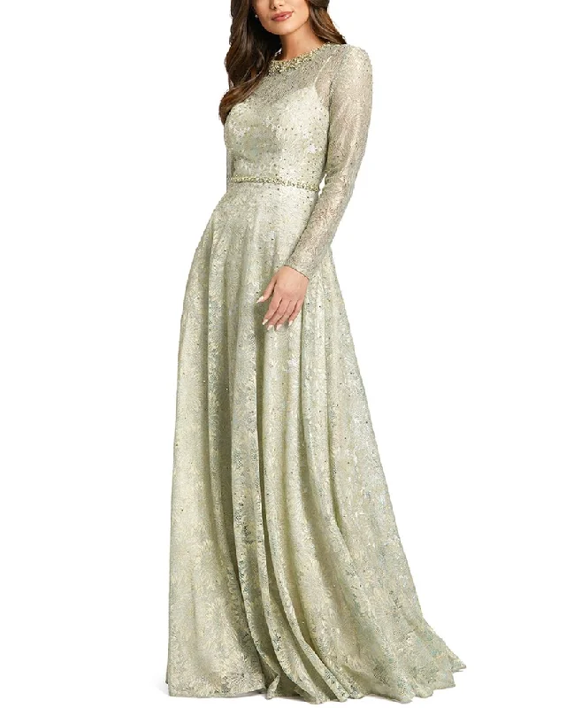 Today’s Deal Mac Duggal Floral Lace Gown