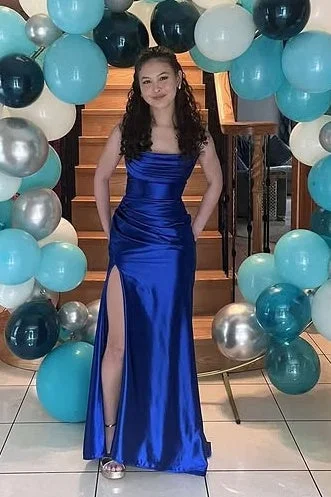 Price Fest Mermaid Strapless Empire Party Prom Dress With Slit