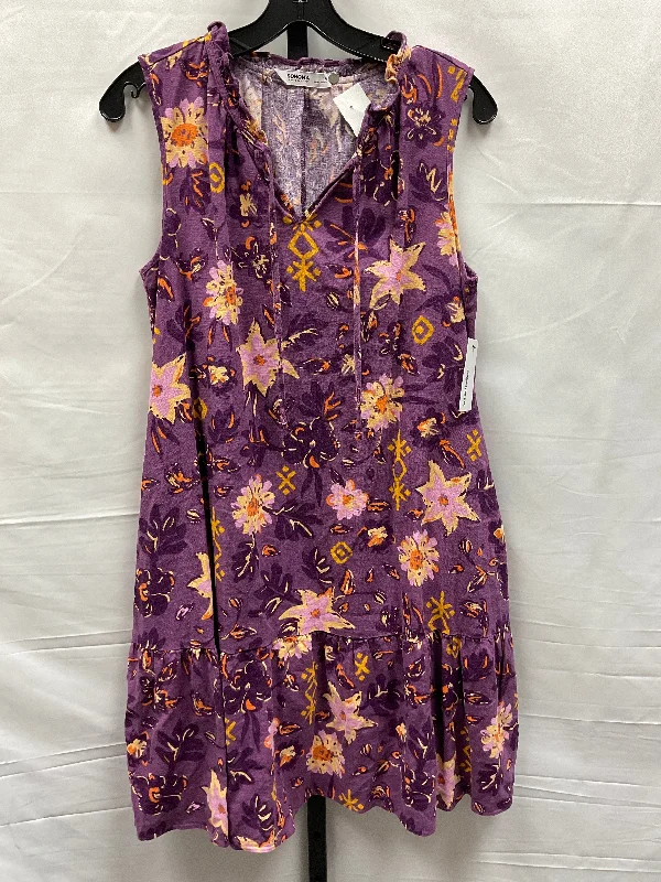 Special Discount Purple Dress Casual Short Sonoma, Size M