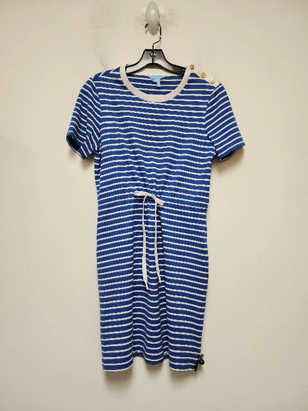 Best Bargains Striped Pattern Dress Casual Short Draper James, Size Xs