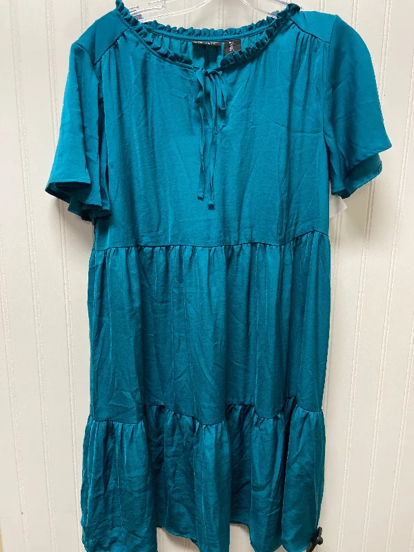 Sale Event Teal Dress Casual Midi Nicole Miller, Size S