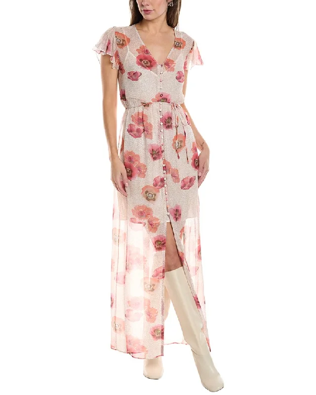 Season Finale Sale rag & bone Raine Silk-Blend Maxi Dress