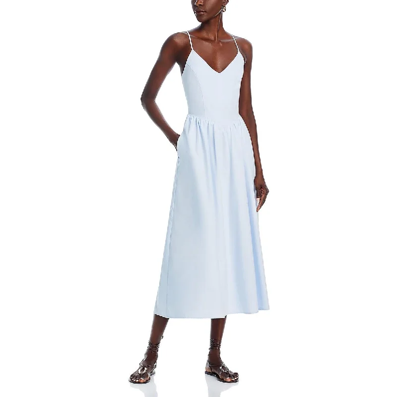 Limited Quantity WAYF Womens Marta Corset Seamed Long Maxi Dress