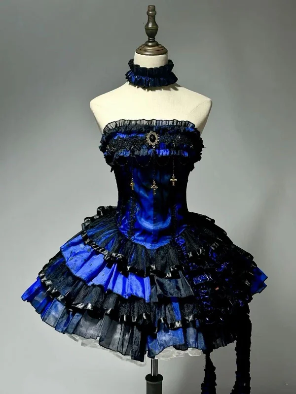 Unbeatable Prices Royal Blue Strapless A-Line Mini Birthday Outfits Homecoming Dress, DP4530 Unbeatable Prices Royal Blue Strapless A-Line Mini Birthday Outfits Homecoming Dress, DP4530