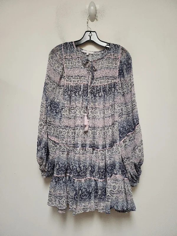 Overstock Multi-colored Dress Casual Short Olivaceous, Size M