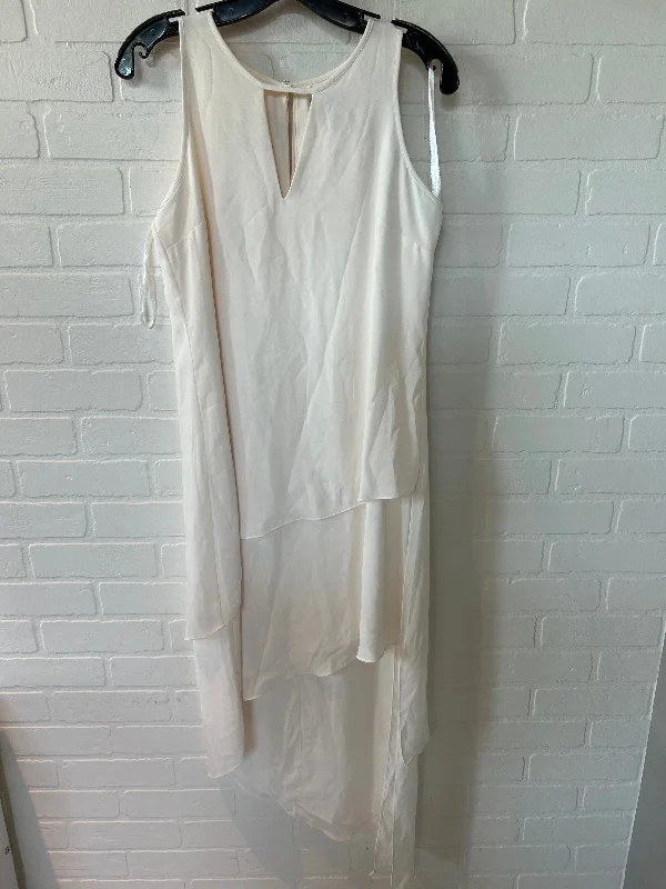 Daily Deals Cream Dress Party Midi White House Black Market, Size S