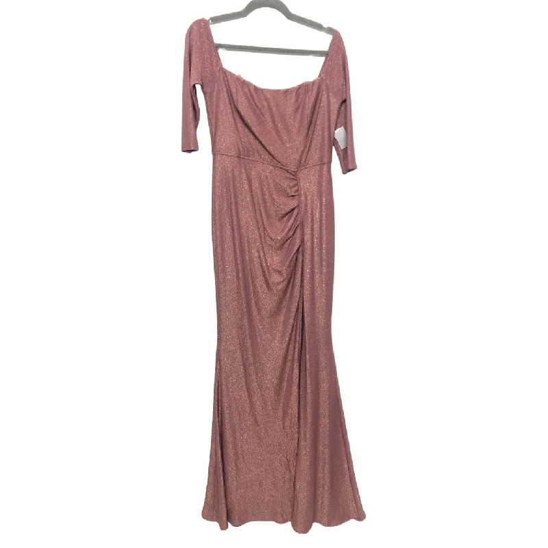 Fantastic Deals Pink Dress Party Long Fashion Nova, Size L