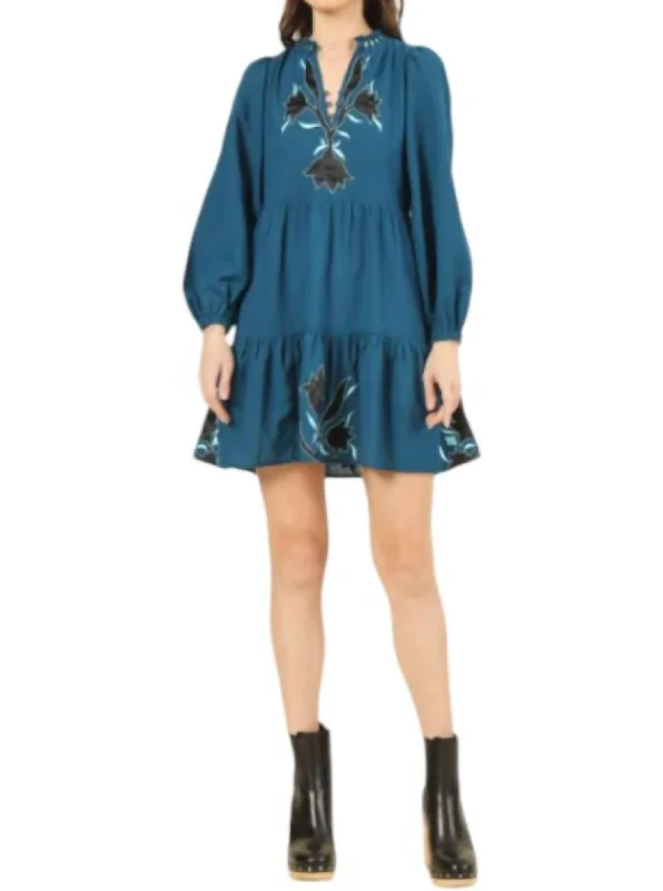 Discount Mania Lora Mini Dress In Salma Bayou