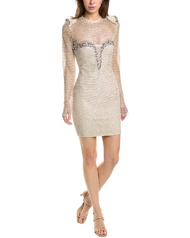 Super Bargain Beulah Fishnet Mini Dress