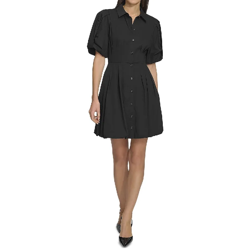 Special Savings Womens Mini A-Line Fit & Flare Dress