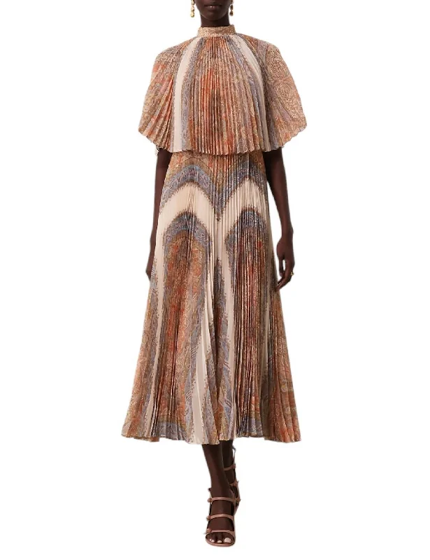 Special Offer Sunray Midi Dress In Paisley Haze