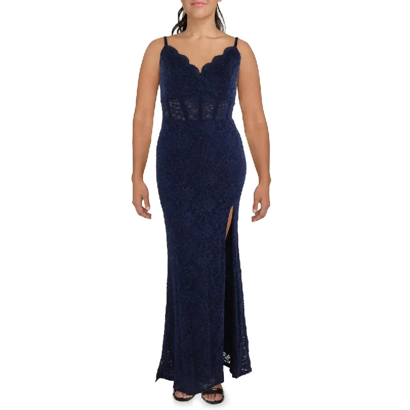 Super Savings Plus Womens Lace Glitter Bodycon Dress