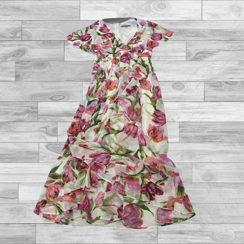 Bonus Savings Floral Print Dress Casual Midi Dannyandnicole, Size 6