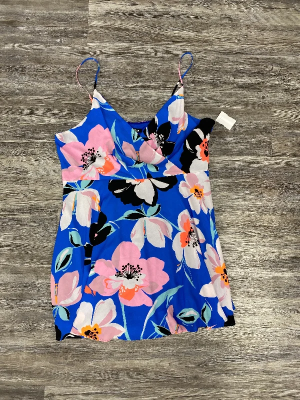 Mega Sale Floral Print Dress Party Short Express, Size Xl